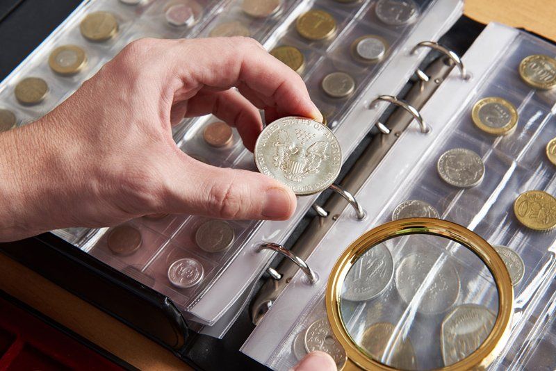 Rare Coins — American Coin in Hand of Numismatist in Alameda, CA