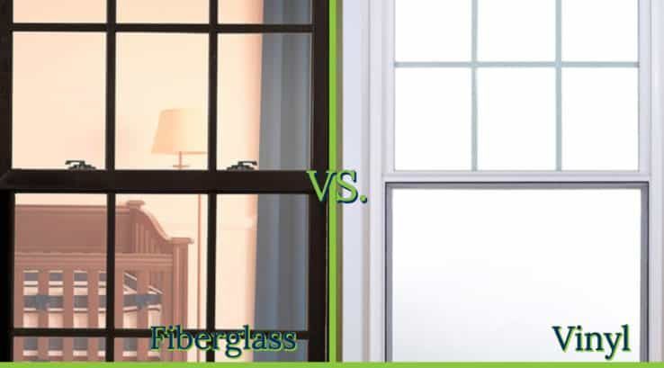 A picture of a window made of fibreglass and vinyl