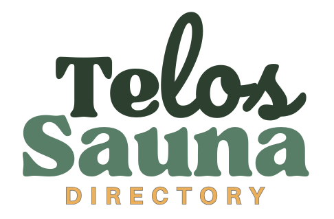 Telos Sauna Directory logo: Green 