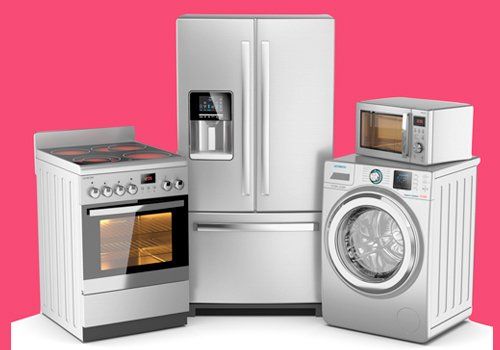 View of repaired house appliances