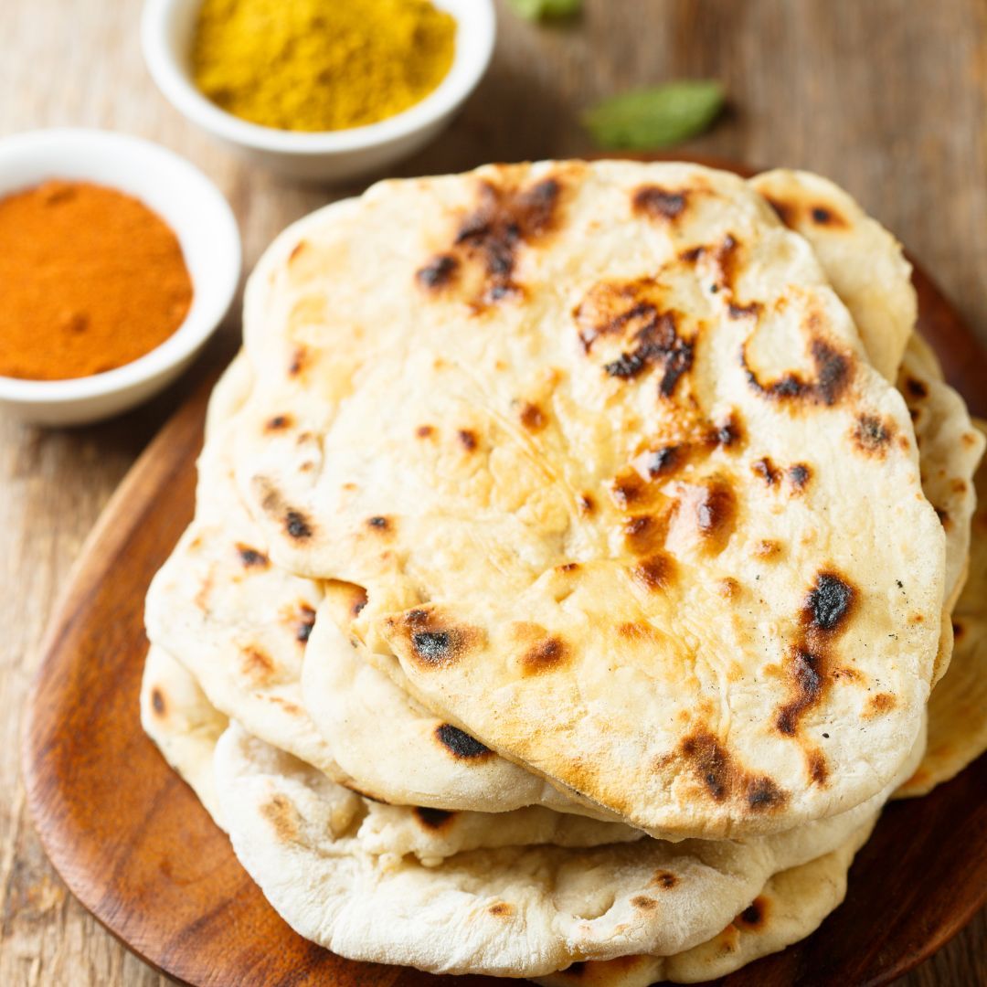 Fresh indian rotis & naans