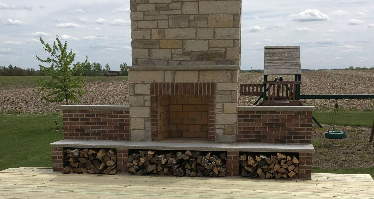 Outdoor living space construction near St. John, IN