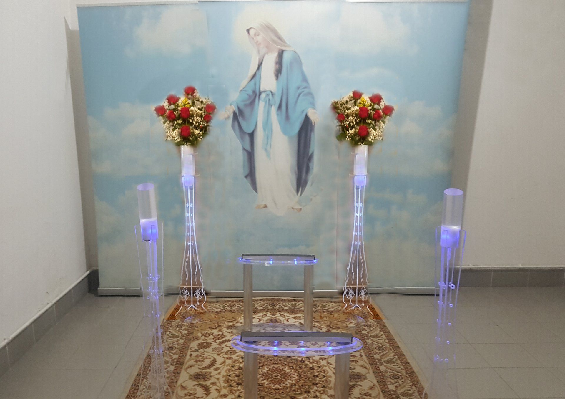 camera ardente con madonnina