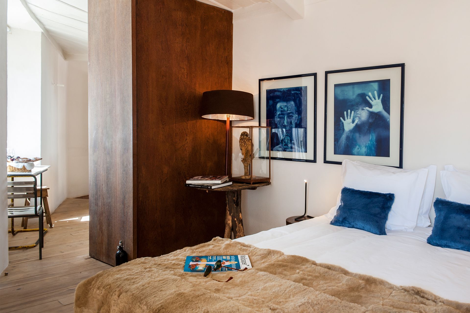 A Stylish and Charming Bedroom at Cheese & Wine Apartments in Alfama, Lisbon.