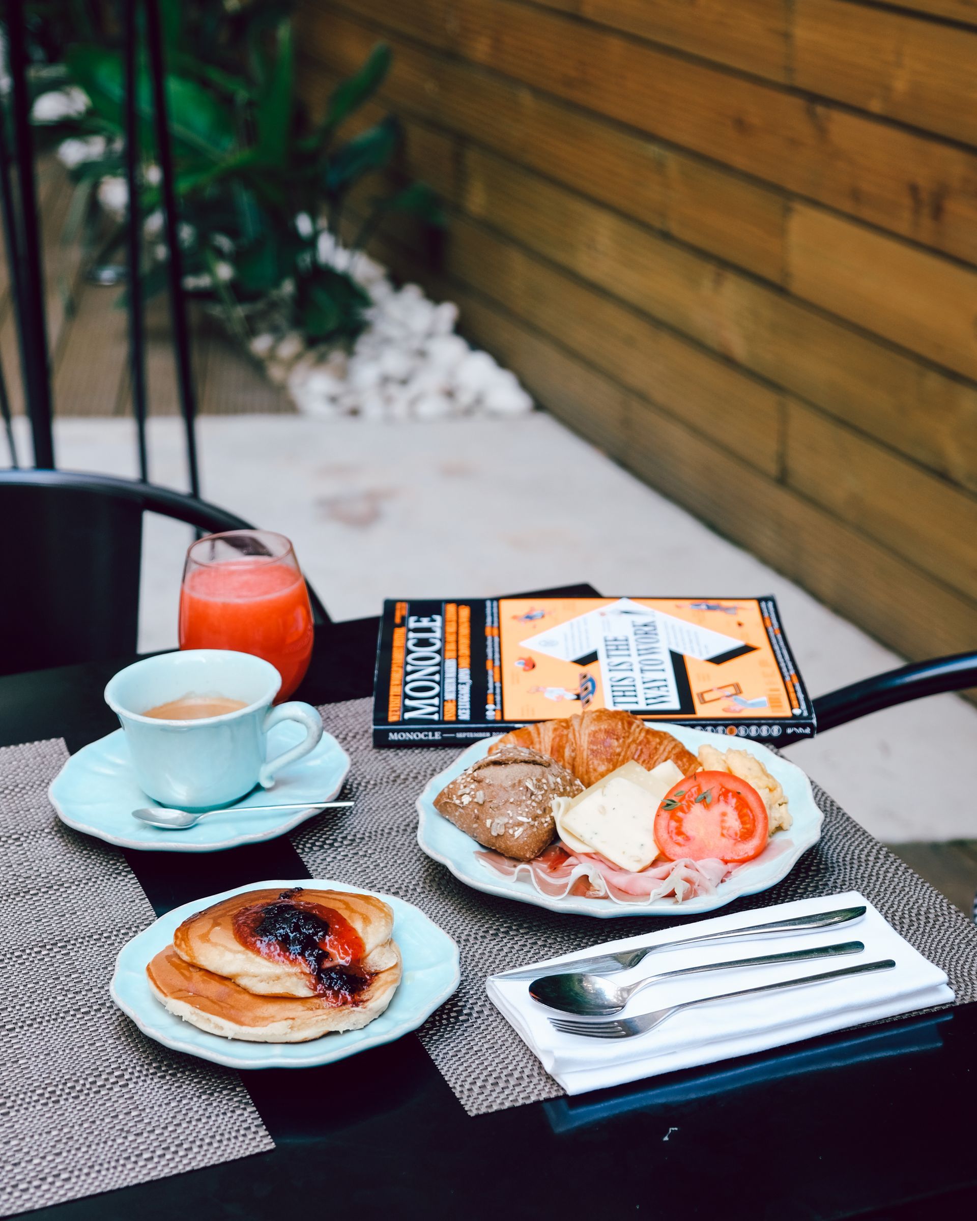 Start your day with a breakfast made with care, reflecting our commitment to handmade hospitality.