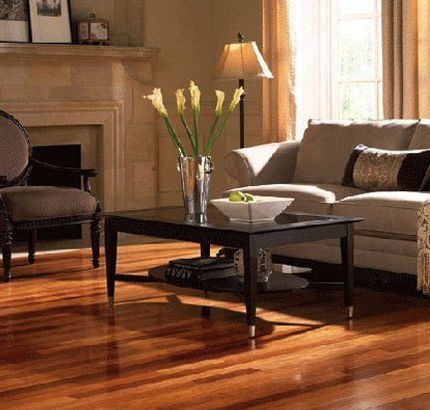 Hardwood flooring installed by trusted flooring company