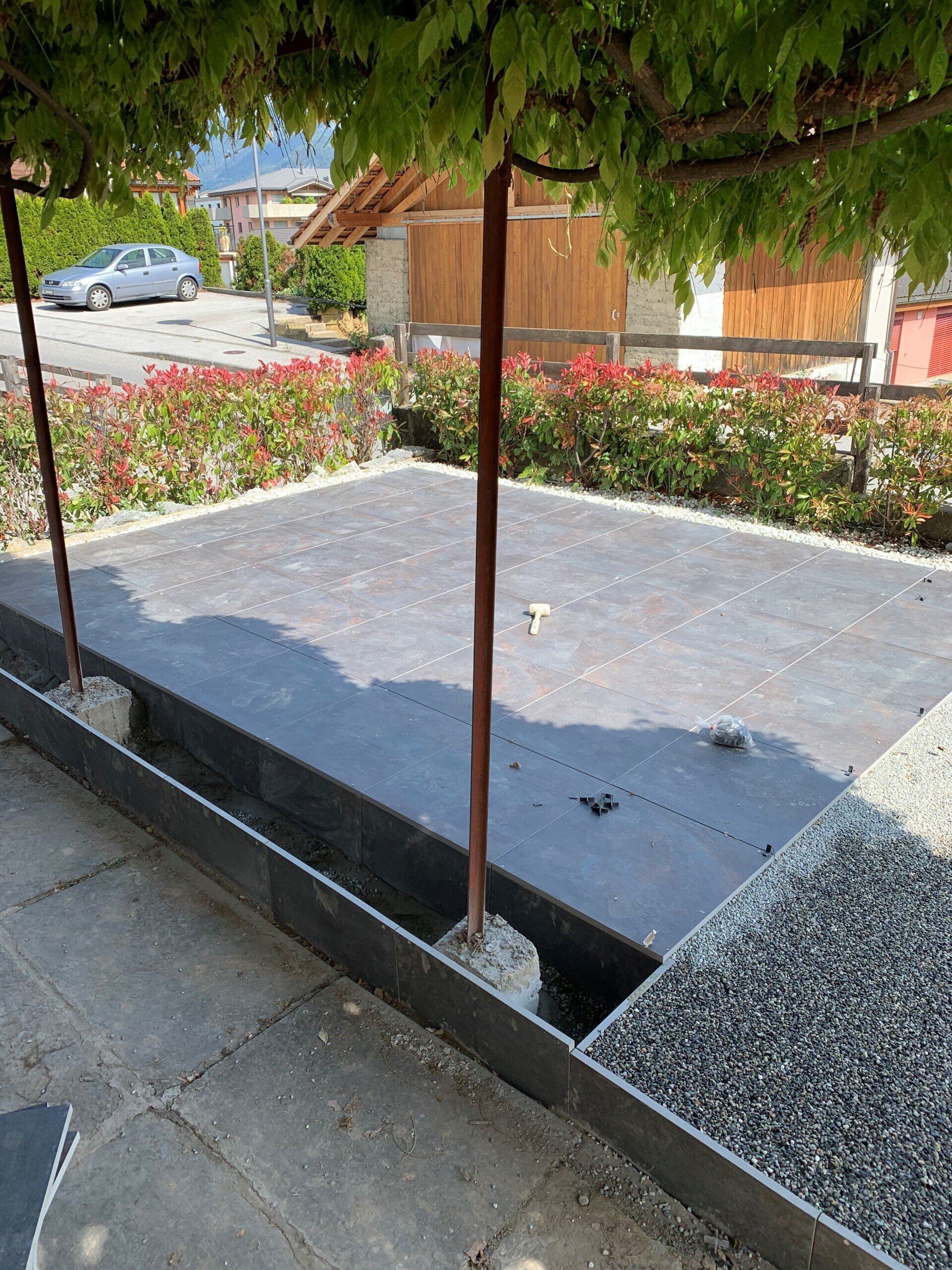 Aménagement terrasse Valais