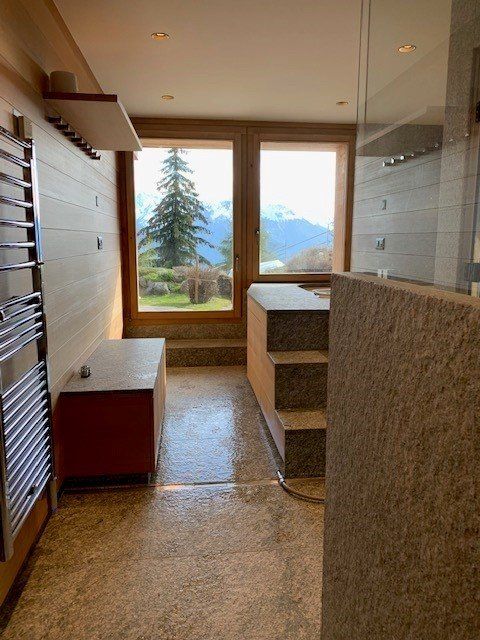 Spa bois et pierre gris Valais