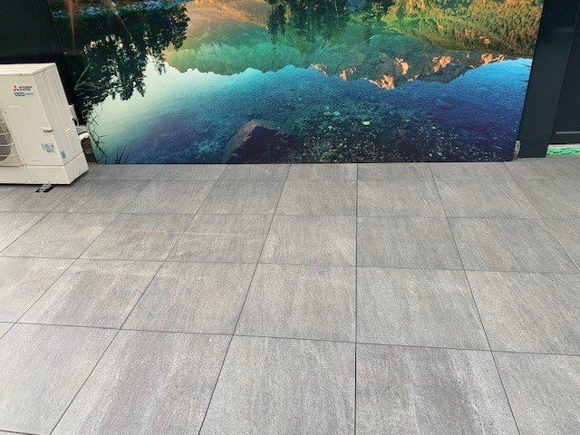 TERRASSE DALLES grands carreaux