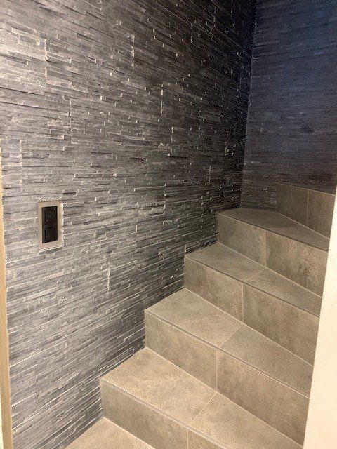 Escalier à marches beiges Sion