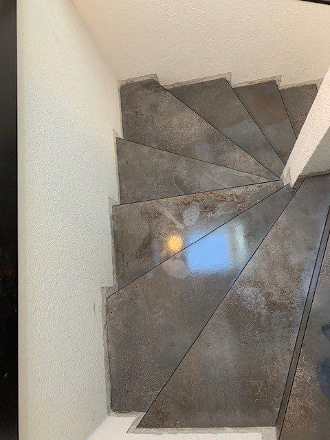 Escalier articulé en carré