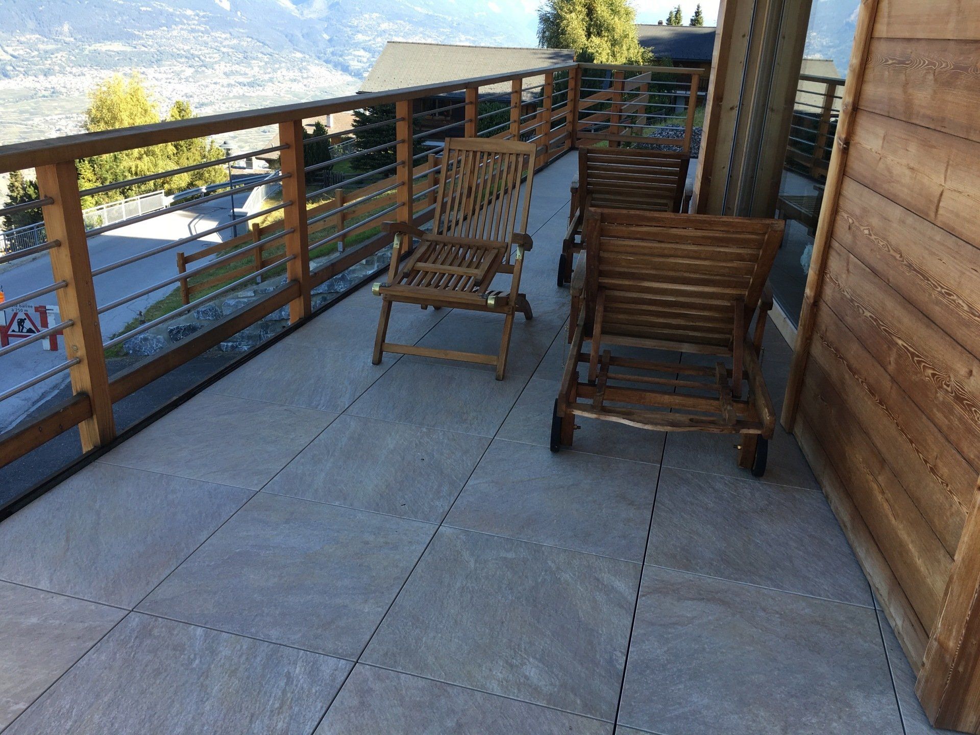 dallage sur balcon