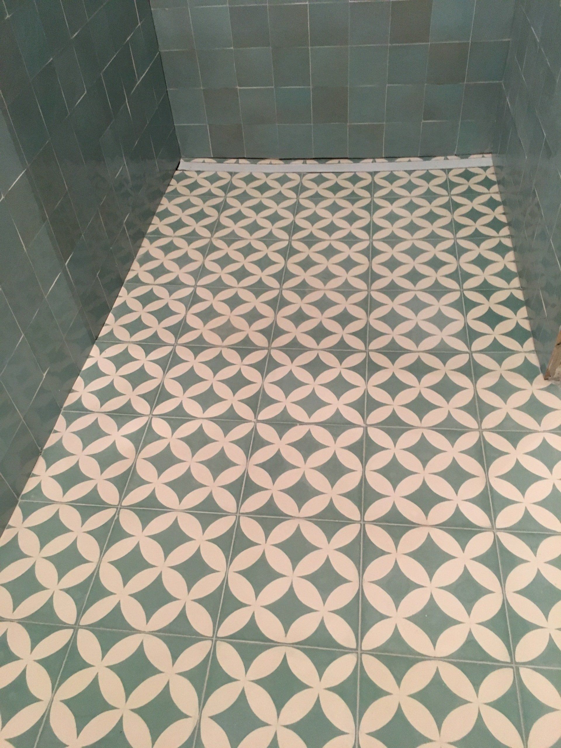 carrelage en croisillons