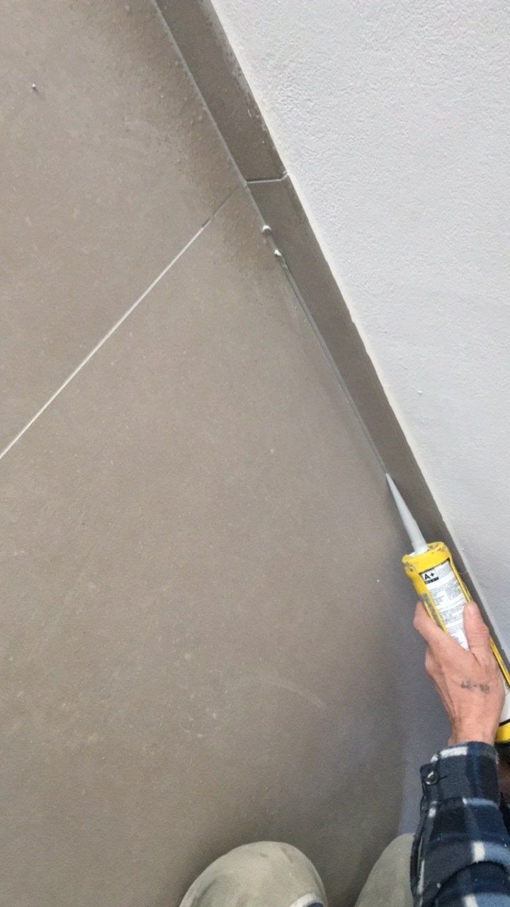 pose de joint d'étanchéité