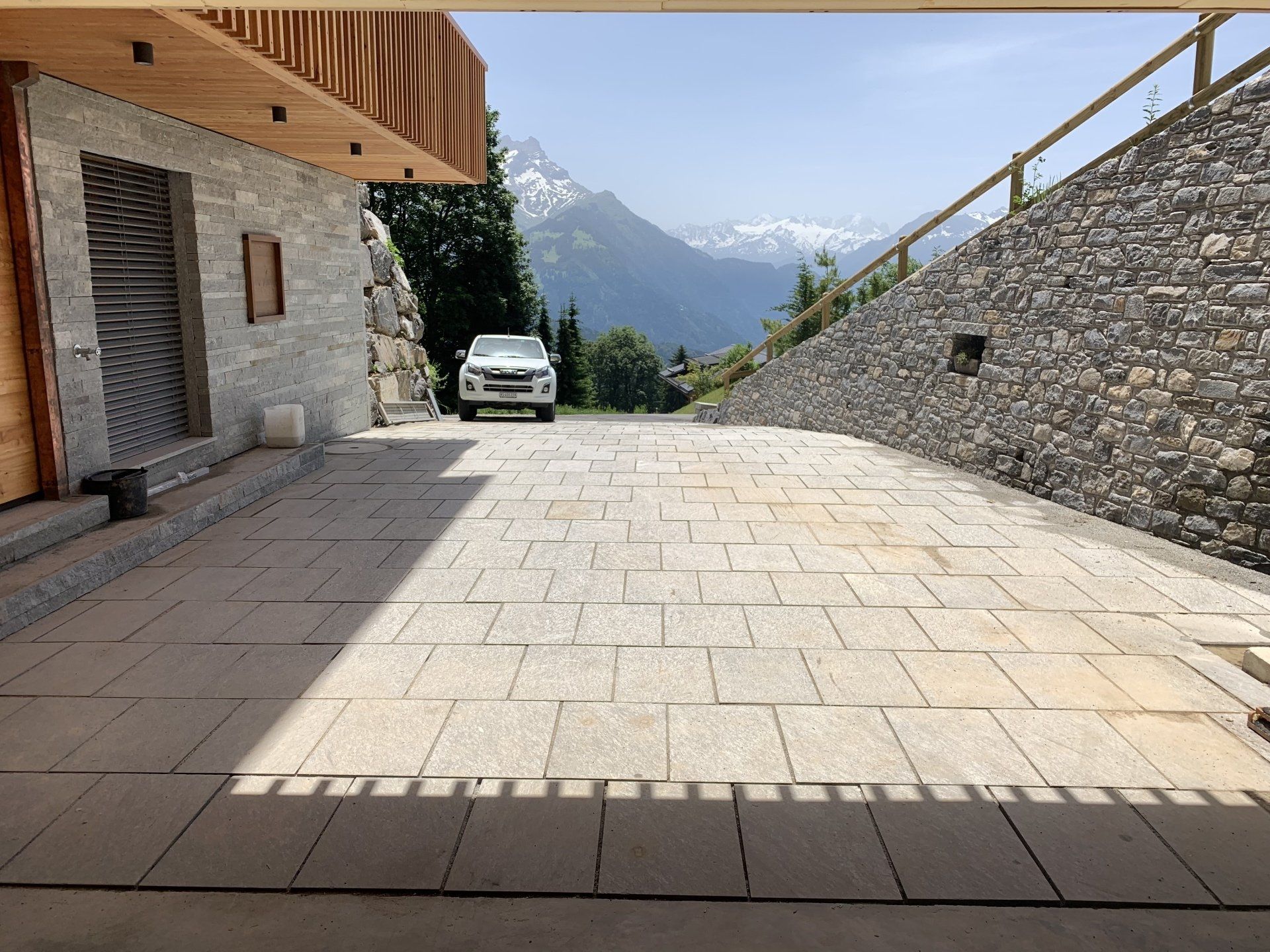 terrasse ensoleillée