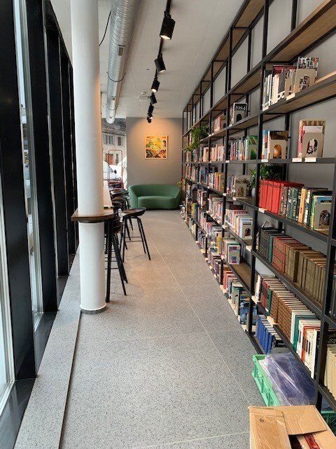 Carrelage pour salle de bibliothèque