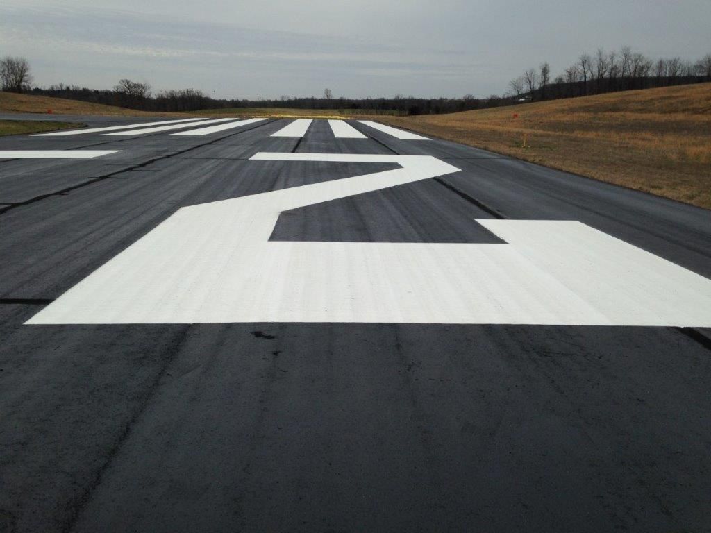 striping airport runway