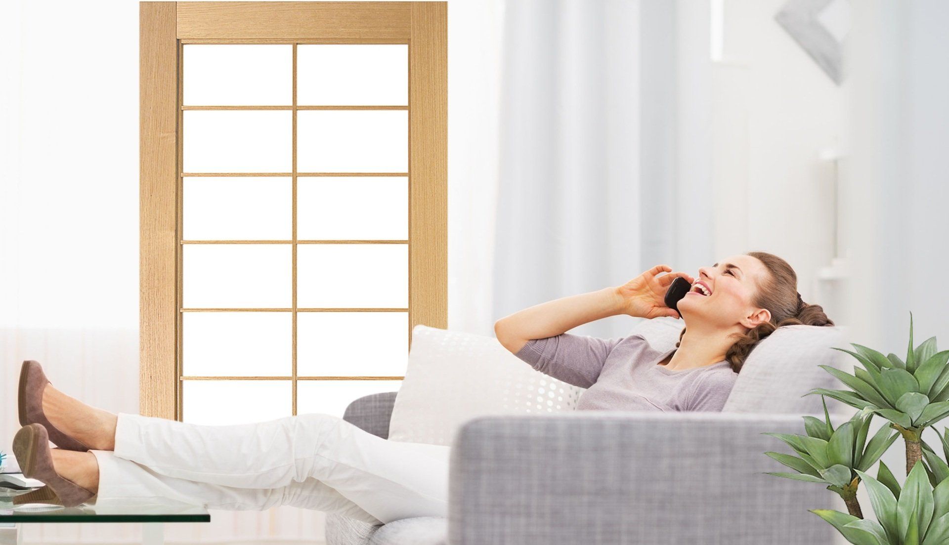 woman talking on the phone