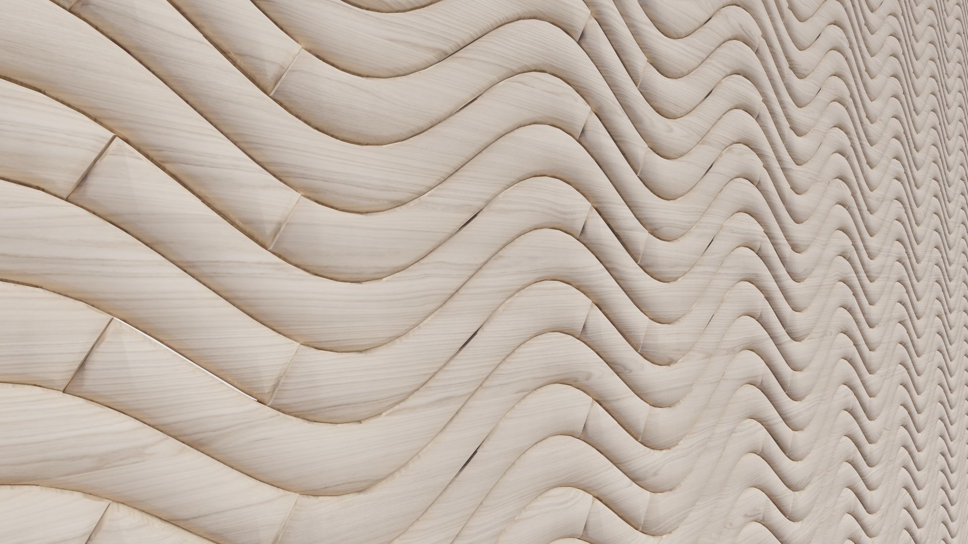 A close up of a wall with a geometric pattern on it