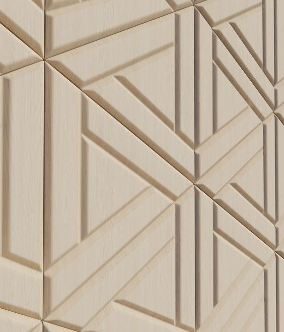 A close up of a geometric pattern on a wall