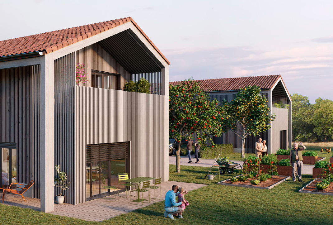 FBS Concept Entreprise générale lyon - Construction d'Hameaux pour les Maisons MonSenior à Boen-sur-Lignon