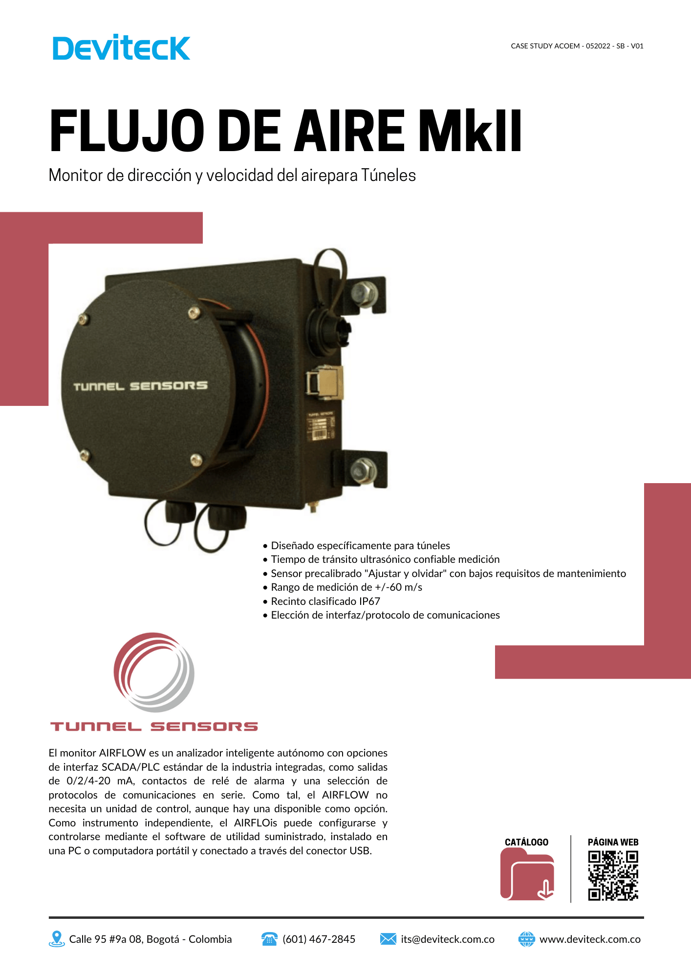 Un folleto de un dispositivo llamado flujo de aire mkii.