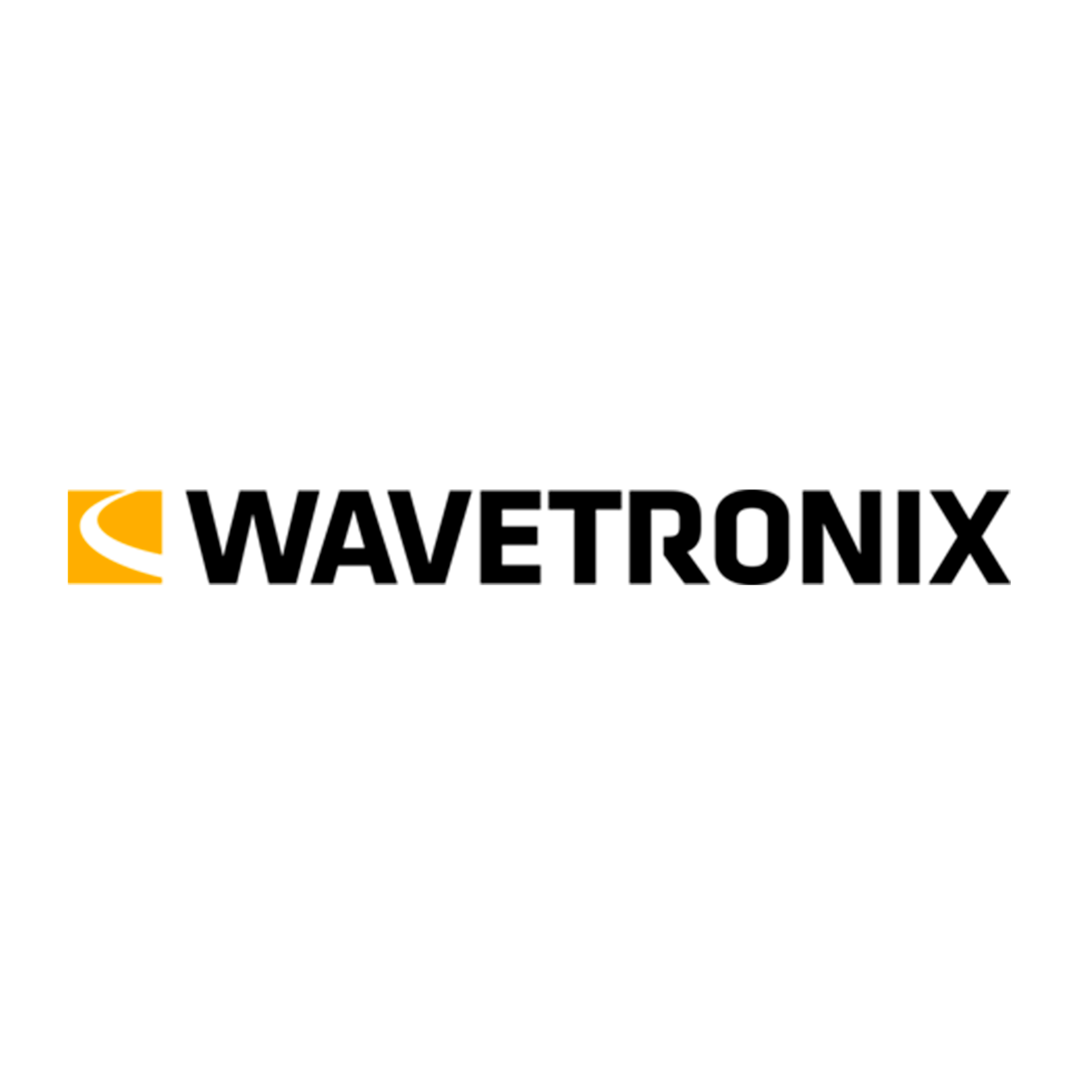 Logotipo Wavetronix  negro y amarillo-Radar-De-Aforo-Deviteck