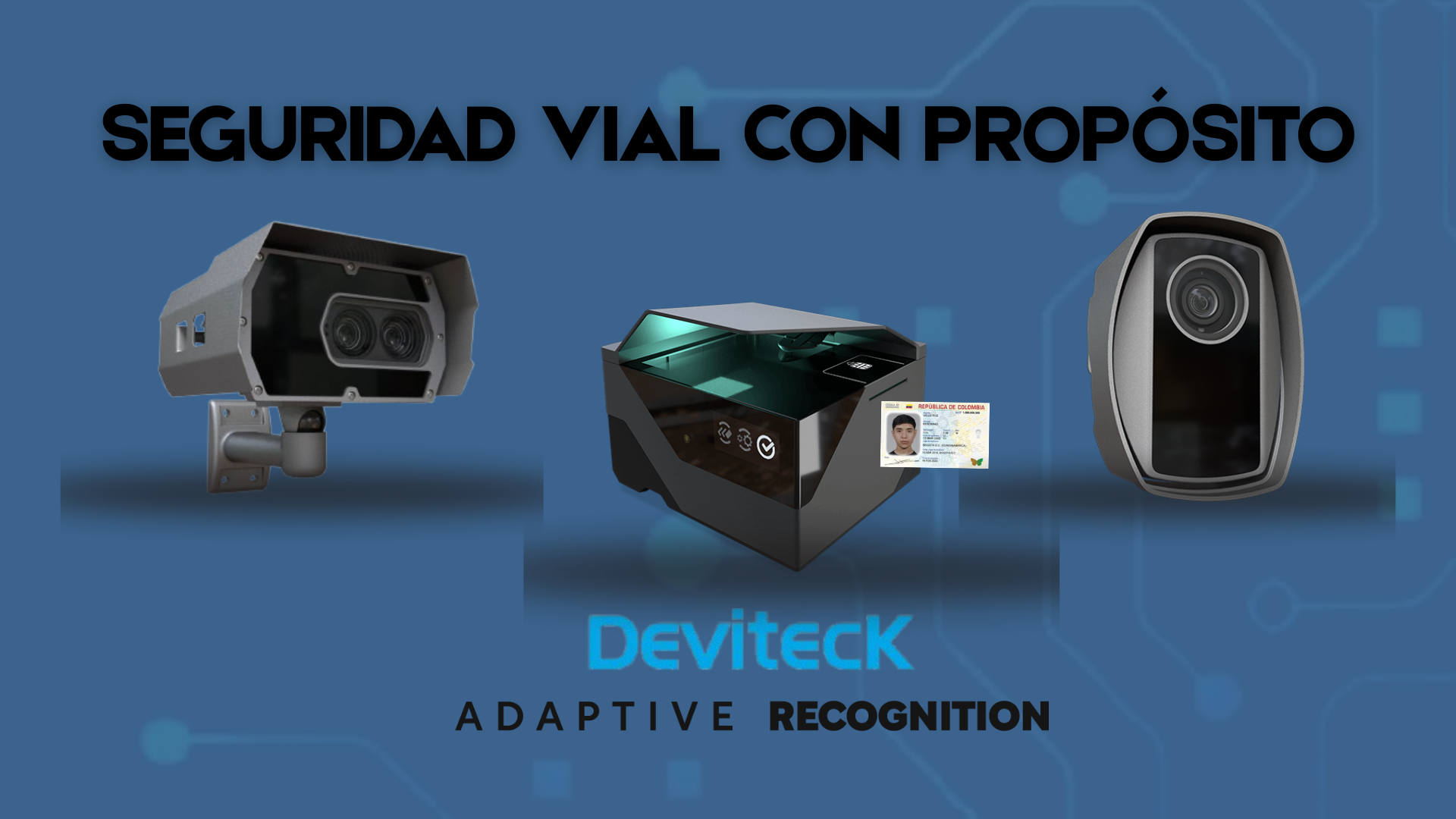A picture of a device that says devitech adaptive recognition