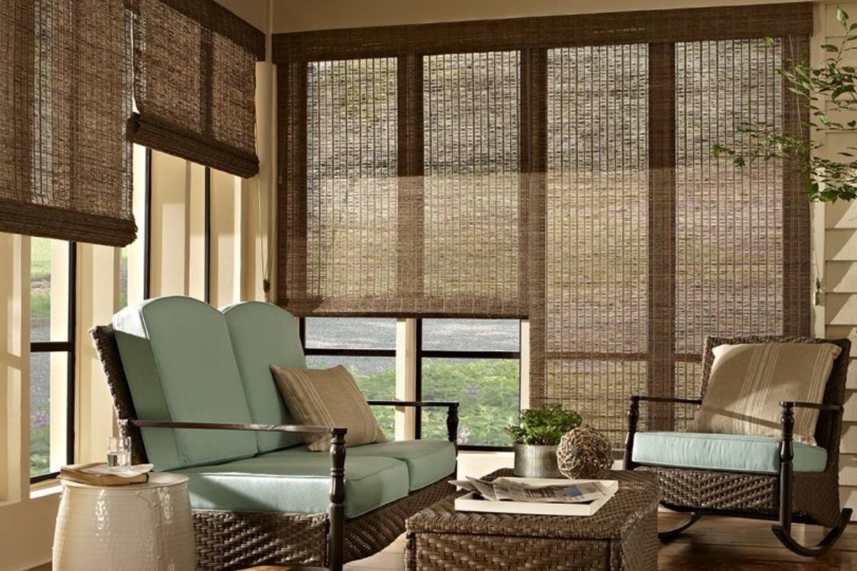 Alta® Window Fashions Natural Woven Shades, woven wood shades, woven blinds near Austin, Texas (TX)