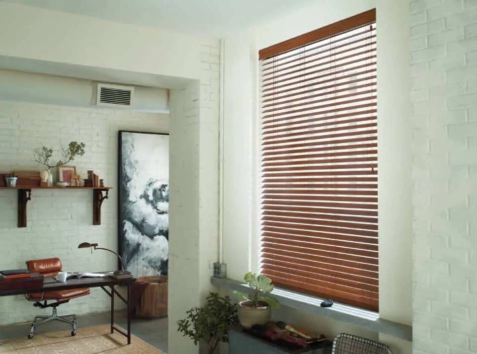 Durable window treatments for any kitchen near New Braunfels, Texas (TX) including Everwood® Alternative Wood Blinds