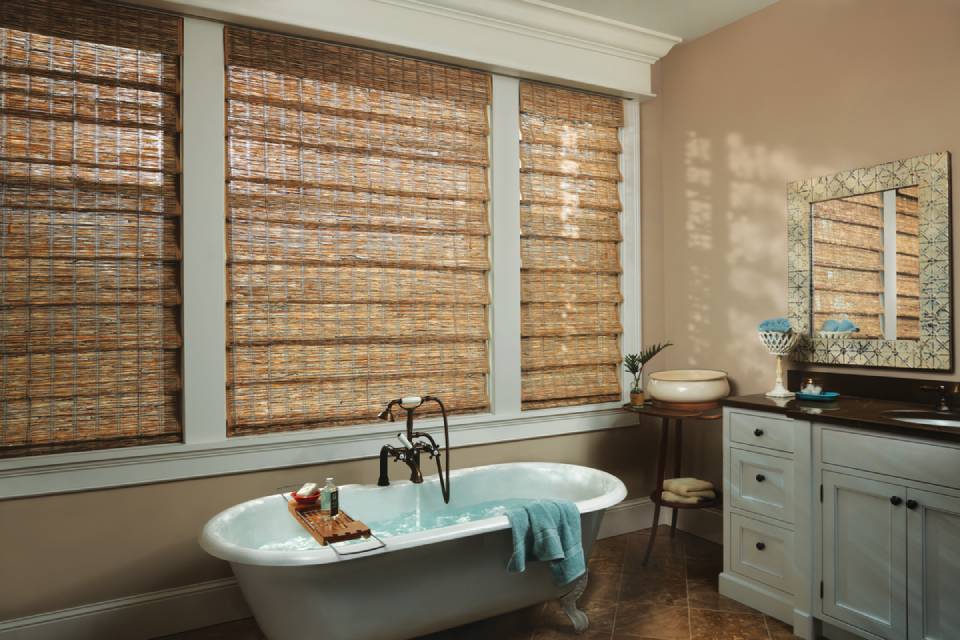 Provenance® Woven Wood Shades near Austin, Texas (TX) Hunter Douglas Woven Textures Window Treatments