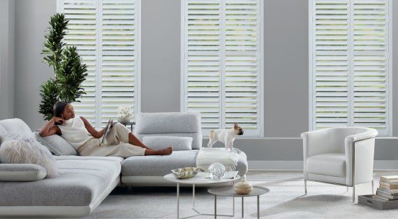 Hunter Douglas NewStyle® Hybrid Shutters, plantation shutters, window shutters, wood shutters near New Braunfels, Texas (TX)