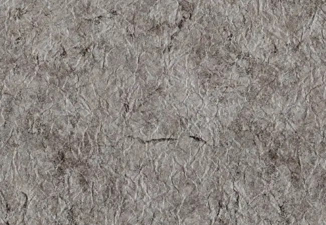 Un gros plan d'une membrane de PVC de couleur ardoise.