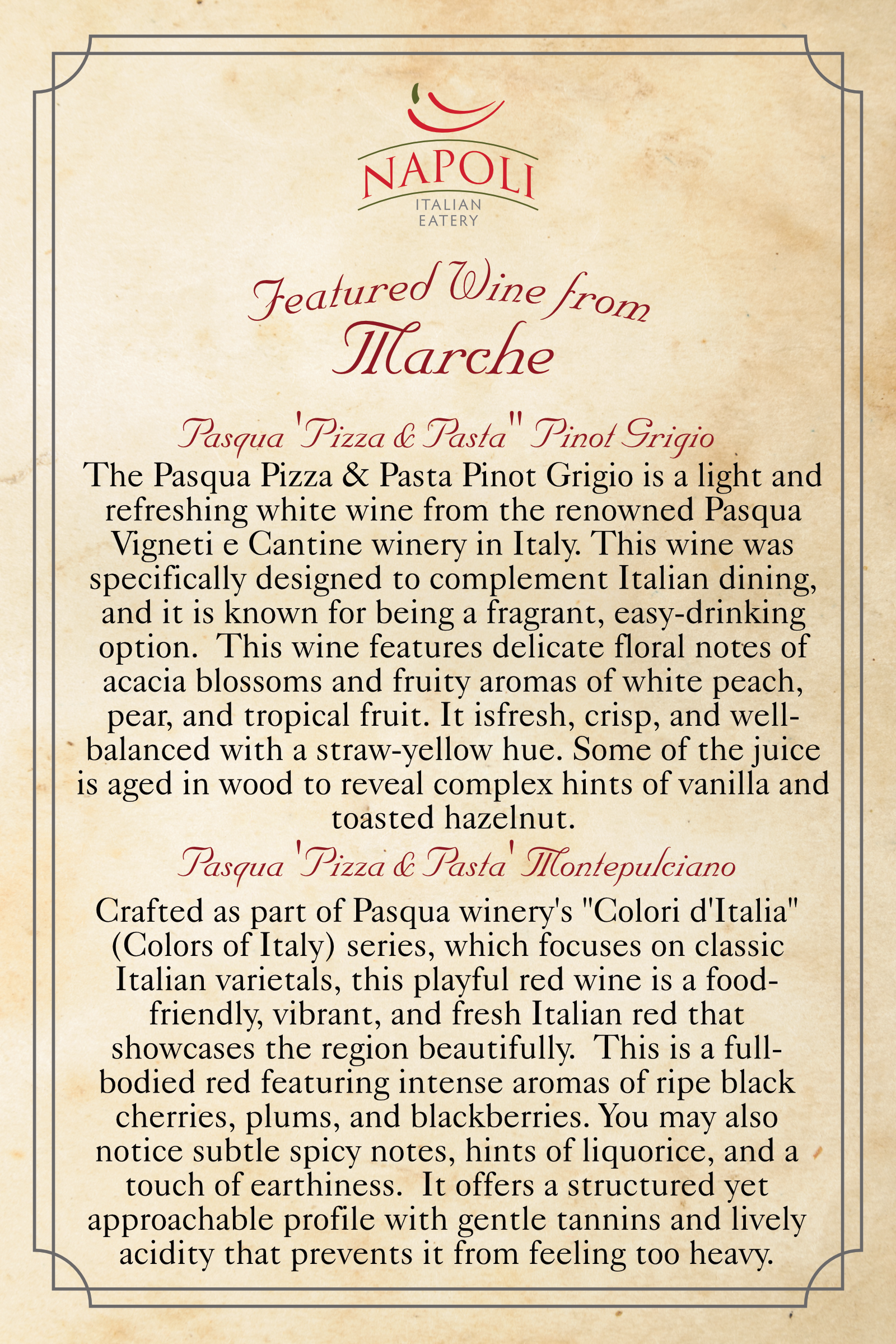 Featured Region — Wichita, KS — Napoli Italian Eatery