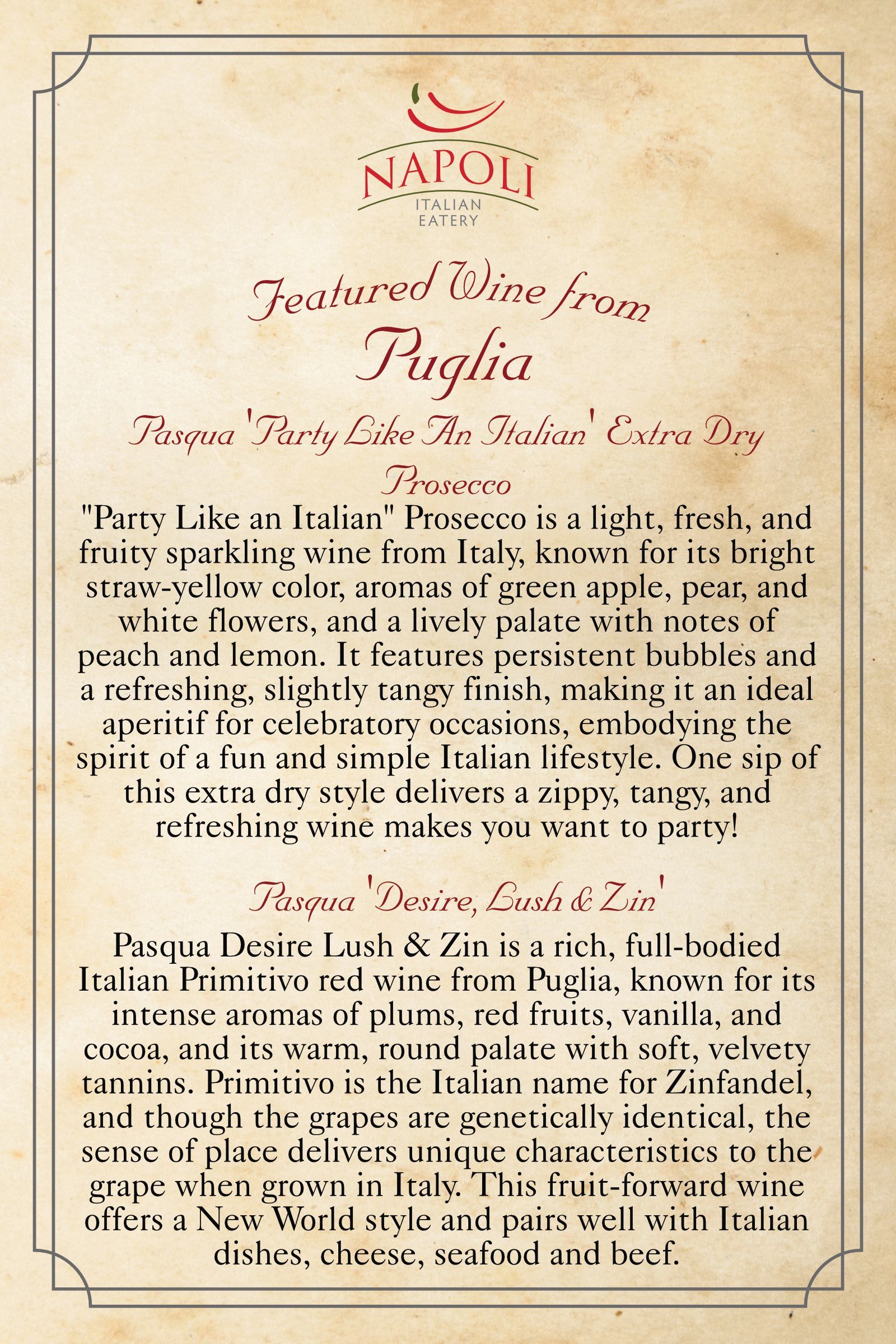 Featured Region — Wichita, KS — Napoli Italian Eatery