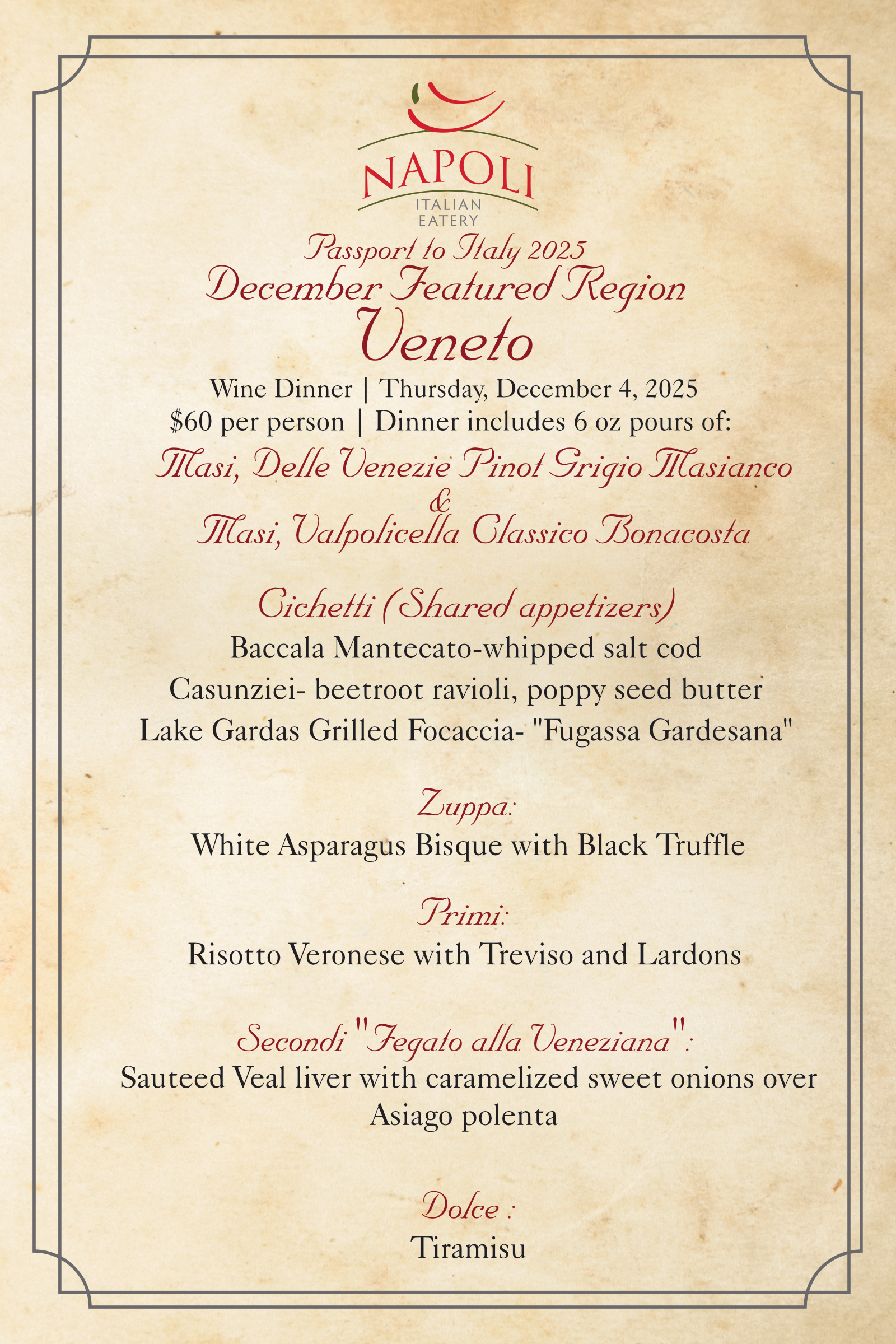 Featured Region — Wichita, KS — Napoli Italian Eatery