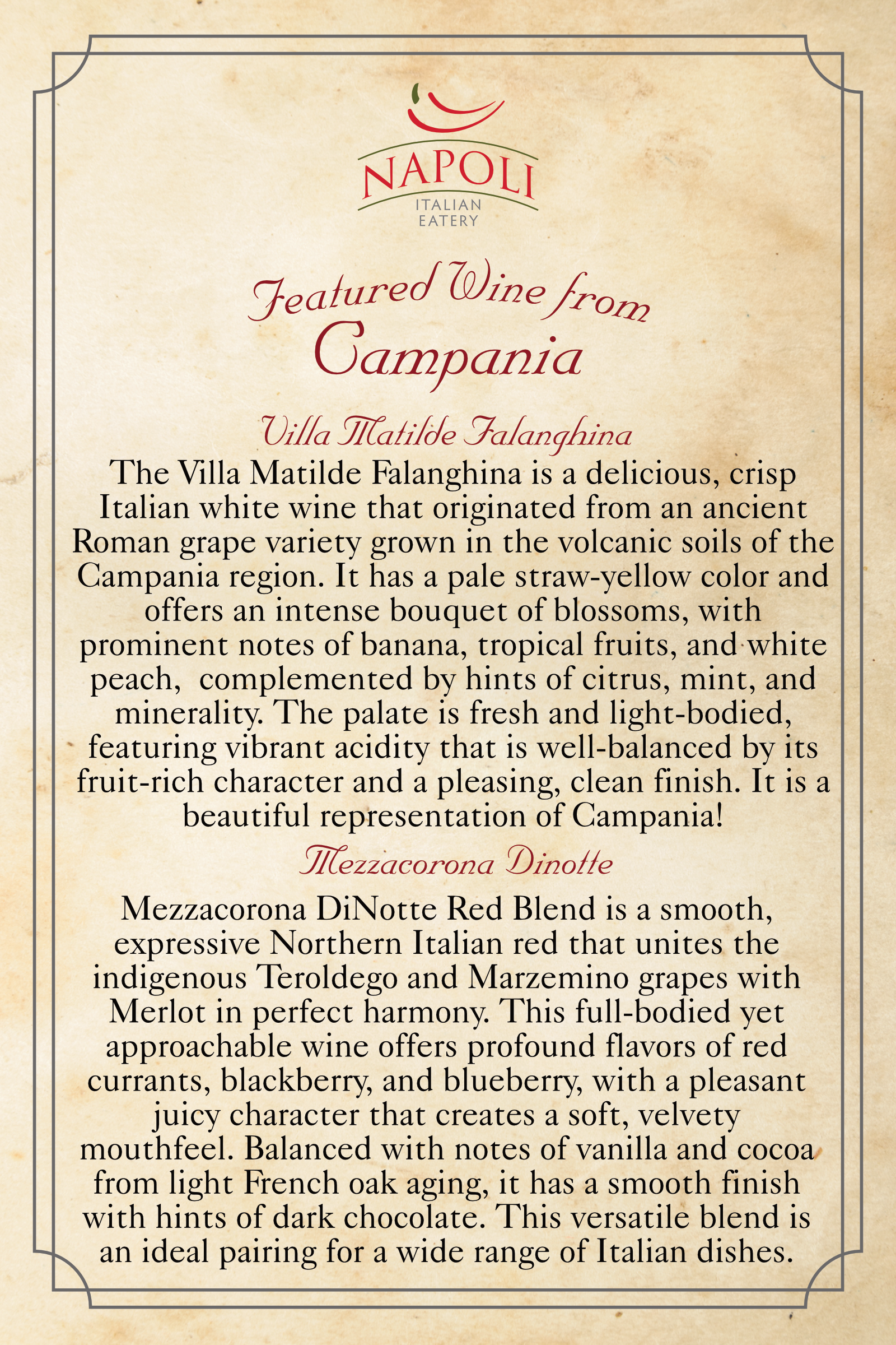 Featured Region — Wichita, KS — Napoli Italian Eatery