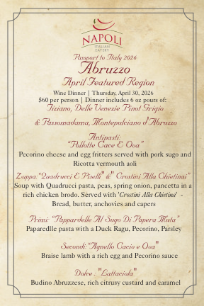 Featured Region — Wichita, KS — Napoli Italian Eatery