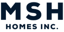 A logo for msh homes inc. is shown on a white background.