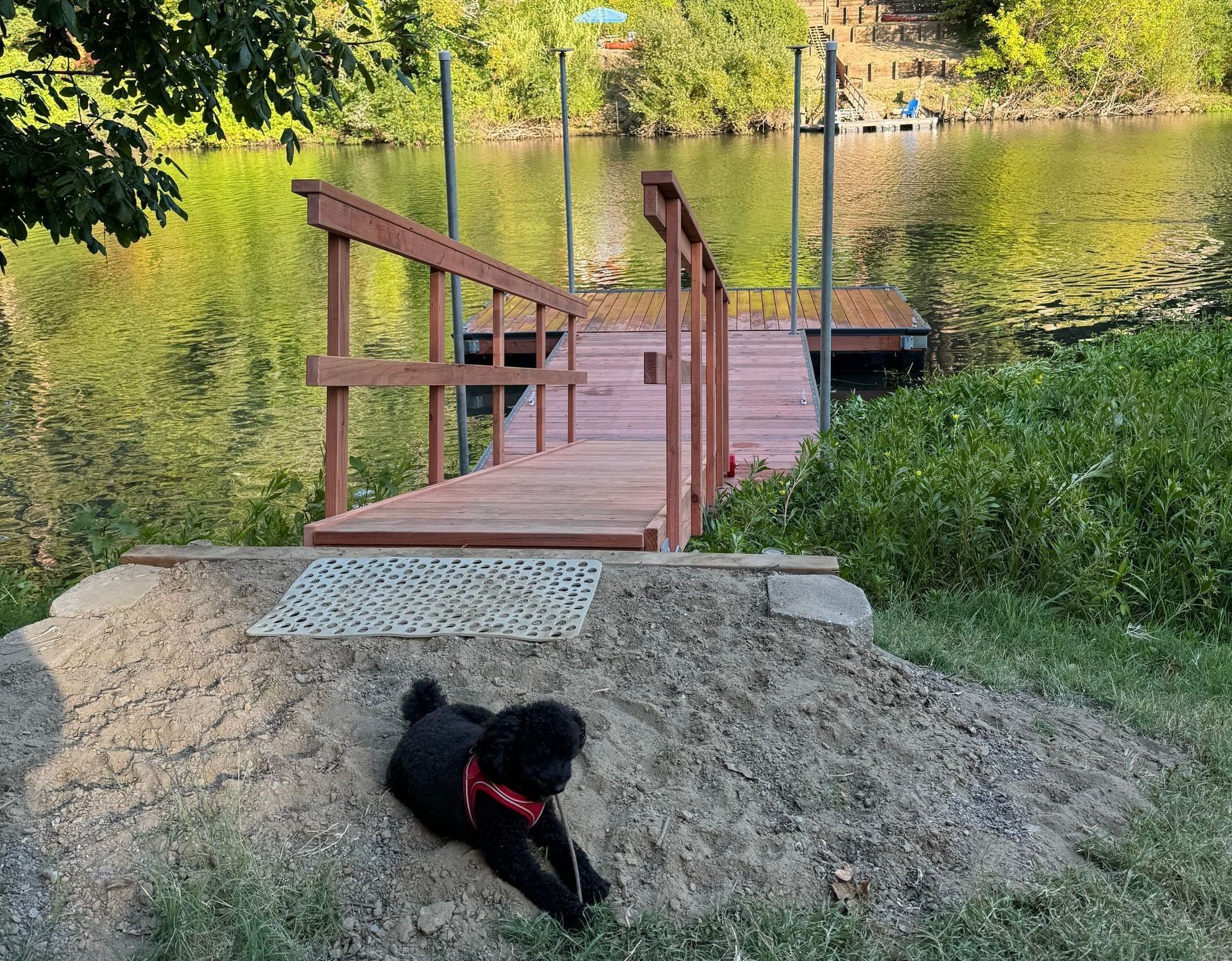 our dock is in