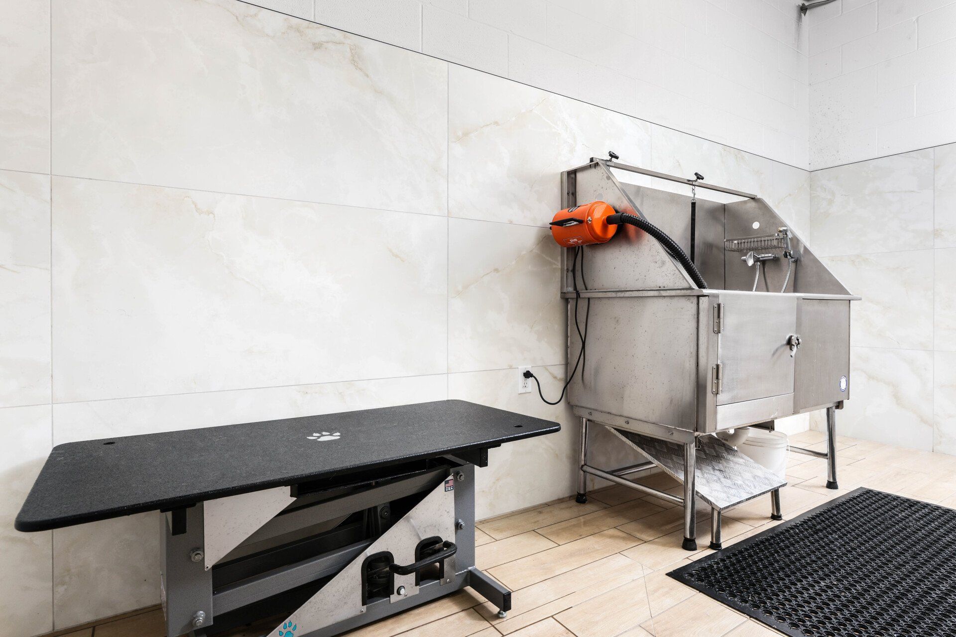Dog wash station