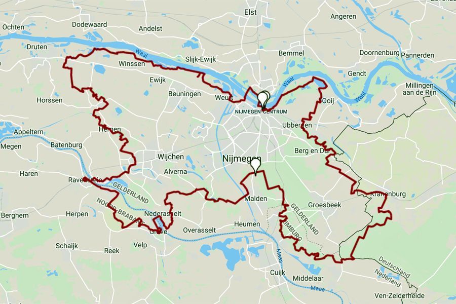 WalkofWisdom, camping, route, overnachten, Wijchen, Nijmegen, kamperen