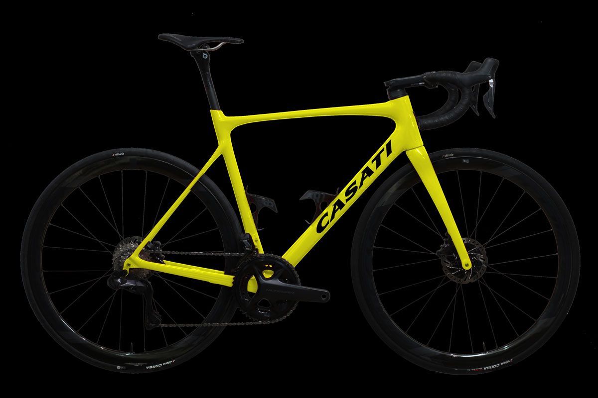 road bicycle Casati Aero yellow black