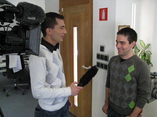 Thomas Haberer Dreharbeiten Moderation Tiroler Goldschmied