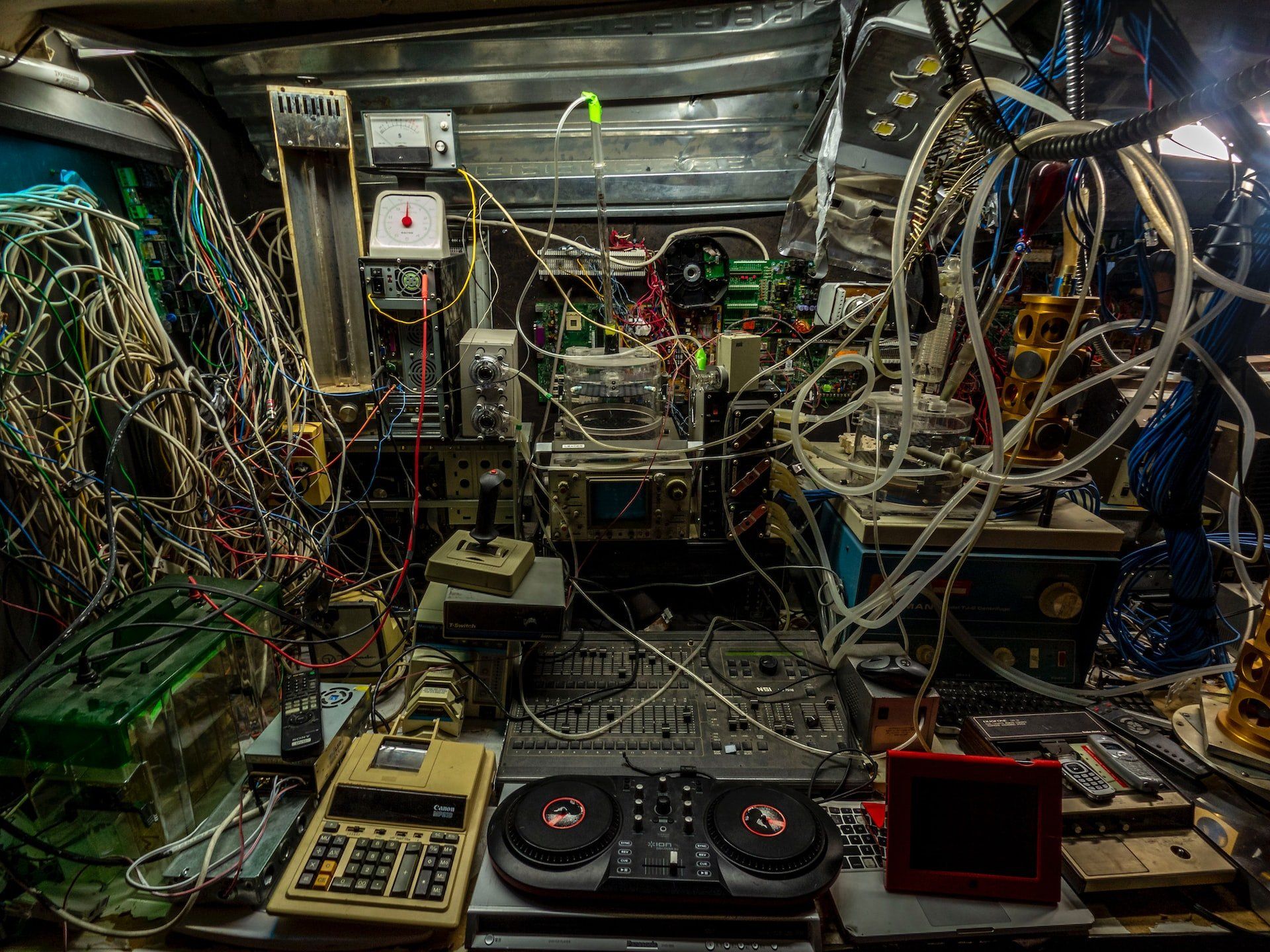 Image of an IT infrastructure requiring in-house IT skills to fix, or a professional MSP