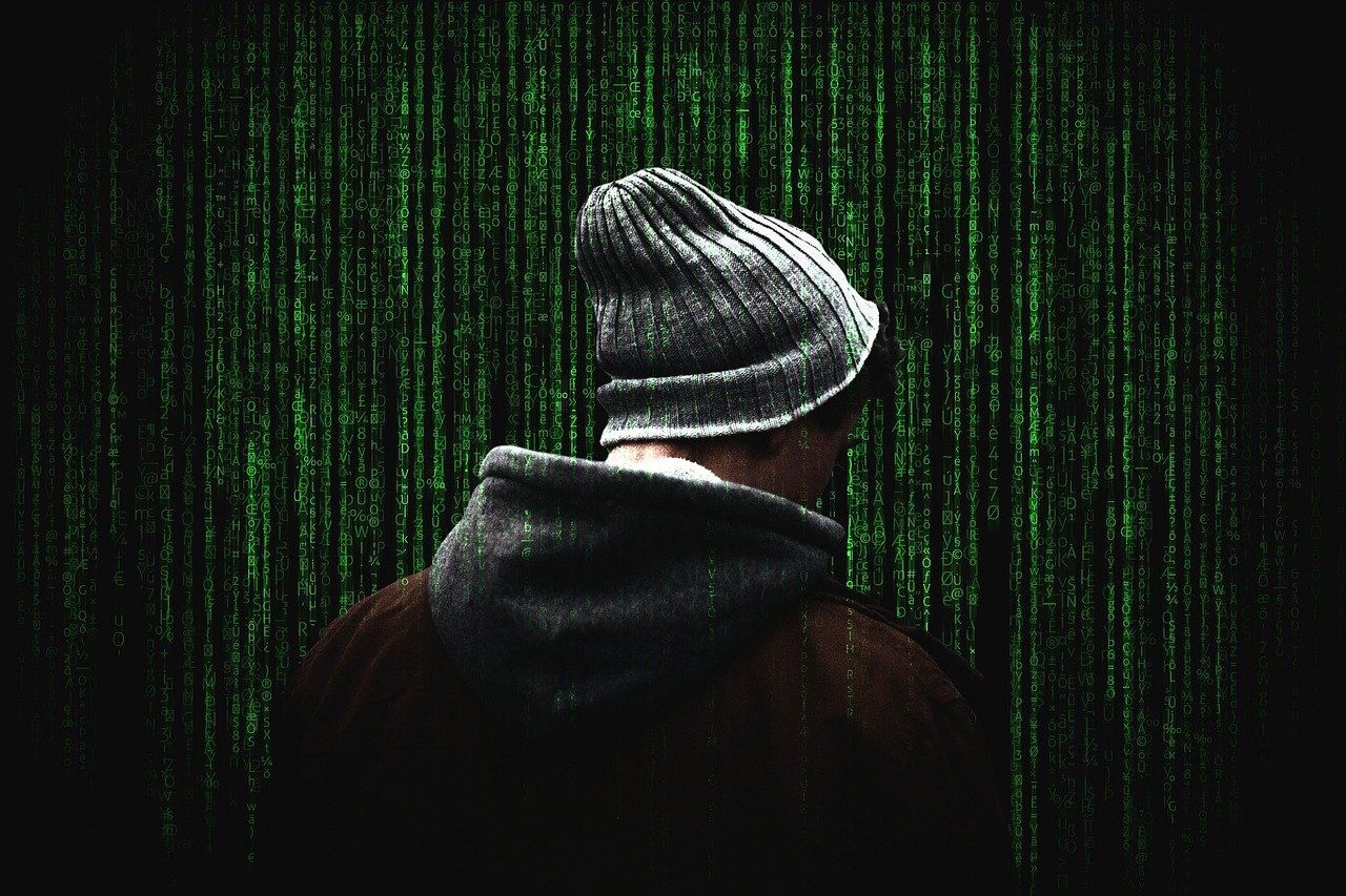 Image of a potential cyber criminal that looks ominous