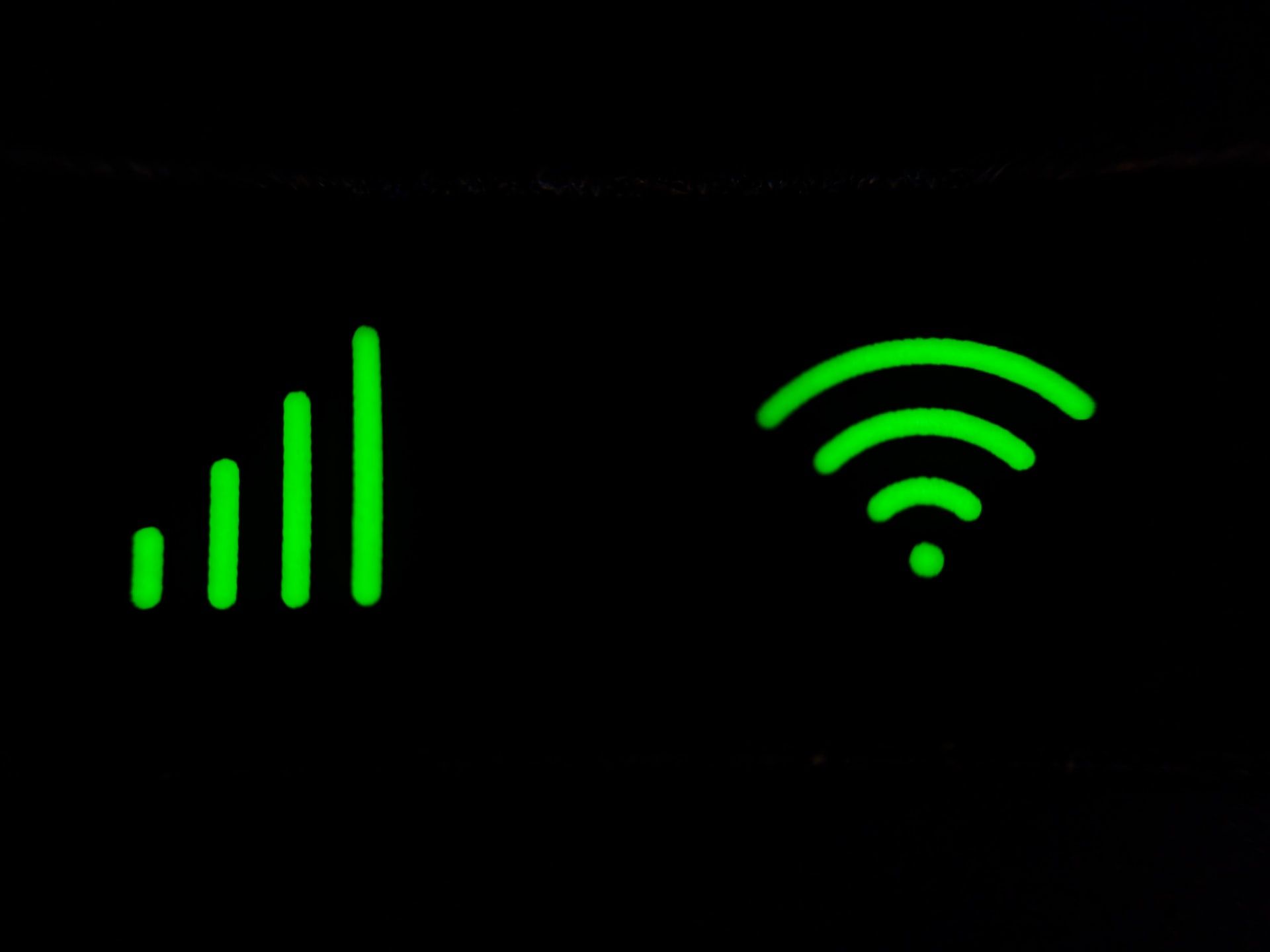 Image of a WiFi signal logo