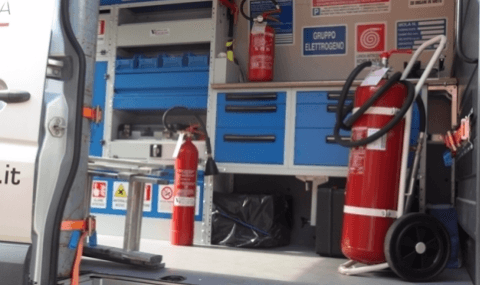 centro antincendio mobile