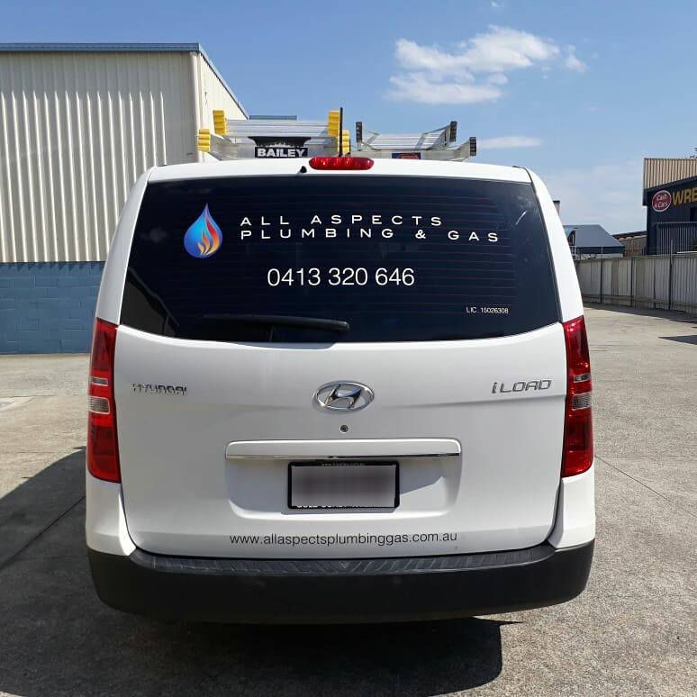 Plumbing Company Van Print — DNA Signs in Tweed Heads, NSW