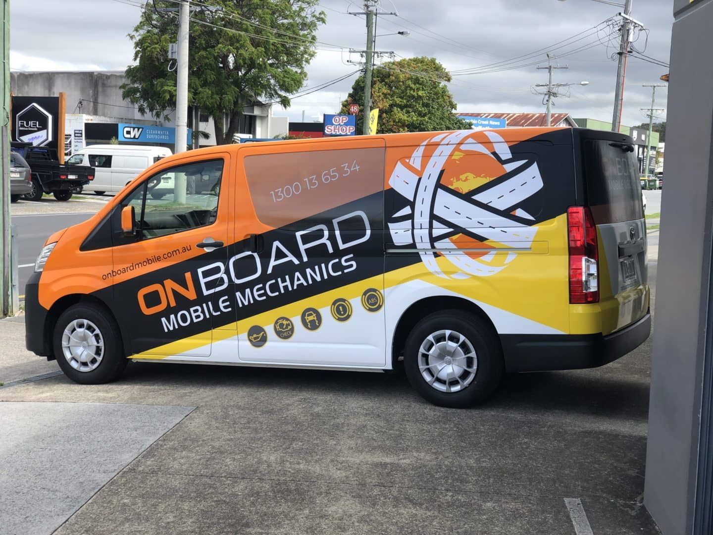 Onboard Van — DNA Signs in Burleigh Heads, QLD